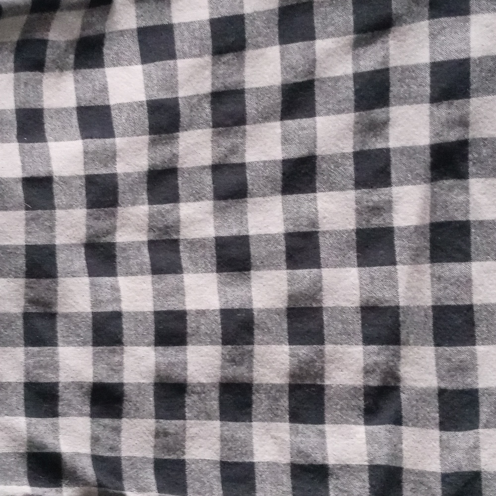 Cherokee Boys Plaid Button-Down Shirt. Size L/G 12-14. Black and Gray - Picture 12 of 12